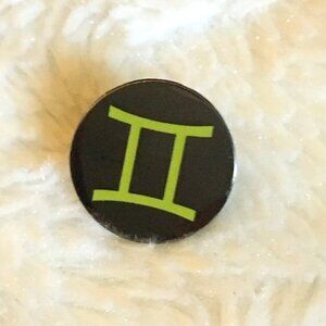 Official Homestuck Gemini Astrology Lapel Pin - Sollux Captor Symbol Accessory